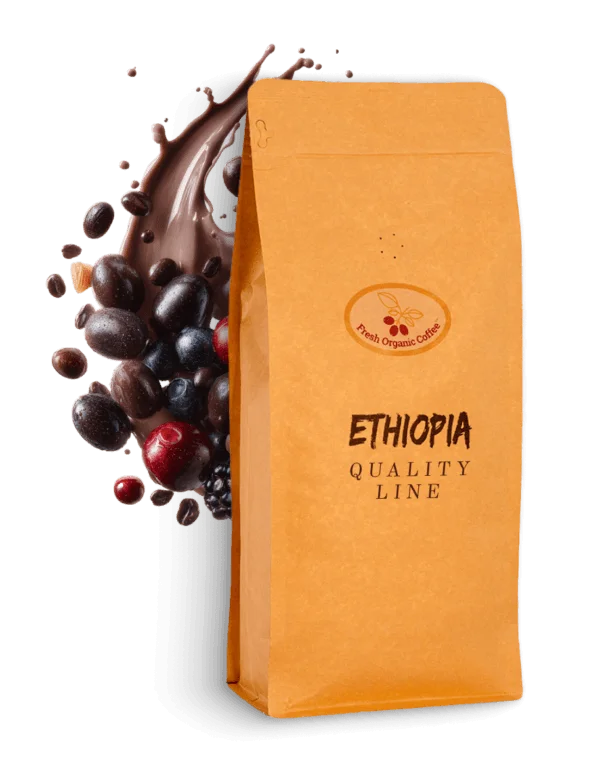 Кава у зернах "Fresh Organic Coffee" Brazil Quality Line 100% Арабіка 0,100 кг